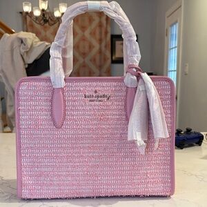 Kate Spade Pink Textured Satchel